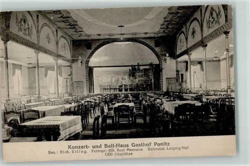 Ponitz Gasthaus Konzet- u. Ball-Haus Ponitz