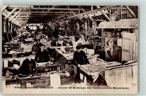 Le Creusot Usine du Creusot Atelier de Modelage des Constructions Mecaniques