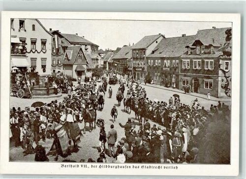 Hildburghausen Berthold VII. der Hildburghausen das Stadtrecht verlieh Festzug