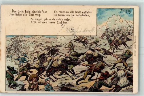 1899 sign. Thiele, Arthur Satire AK