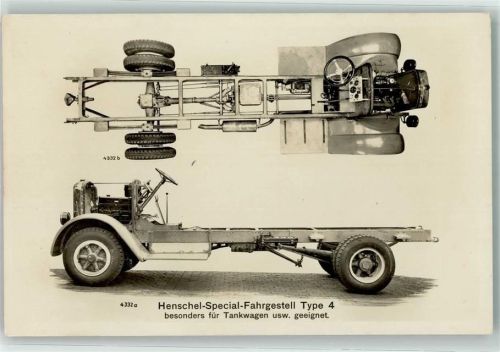 Kassel 1937 Henschel & Sohn Spezial Fahrgestell Type 4