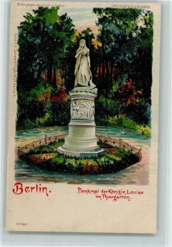 Berlin Mitte 1899 Nr. 565 - Litho - Denkmal der Königin Louise AK