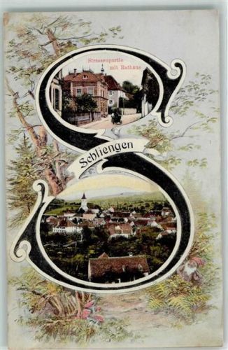 Schliengen 1912 Rathaus