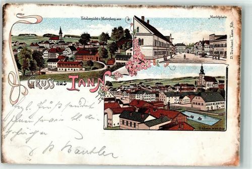 Tann 1901 Marktplatz