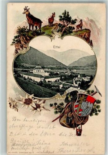 Ettal 1905 Ettal Gämsen Wanderrucksack Edelweiß