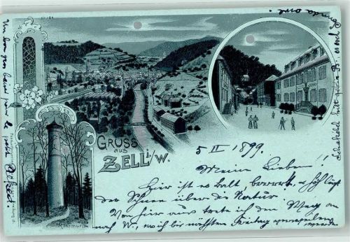 Zell 1899 Mohrturm