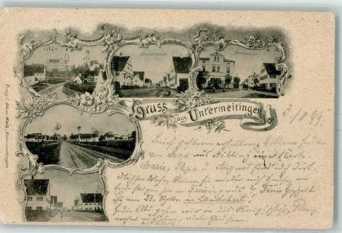 Untermeitingen 1899 Blumenstraße
