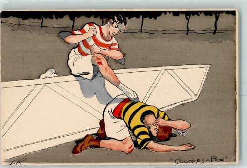 1900 Courses a Pied AK Hürdenlauf