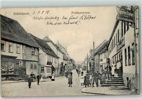 Schlüchtern 1903 Fuldaerstraße