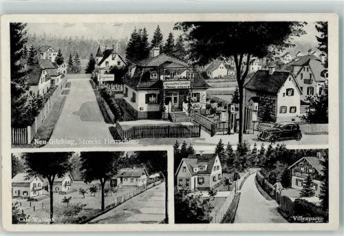Neugilching Tankstelle Gasthaus Cafe Waldeck Villen Oldtimer