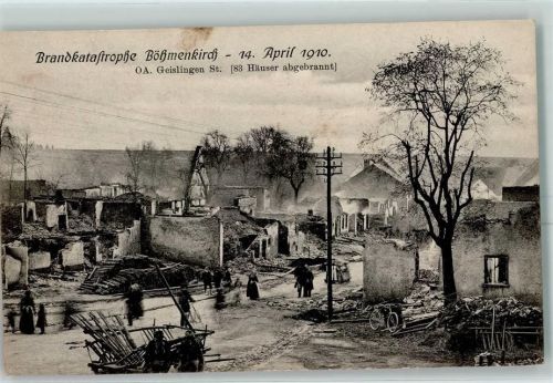 Böhmenkirch 1910 Brandkatastrophe