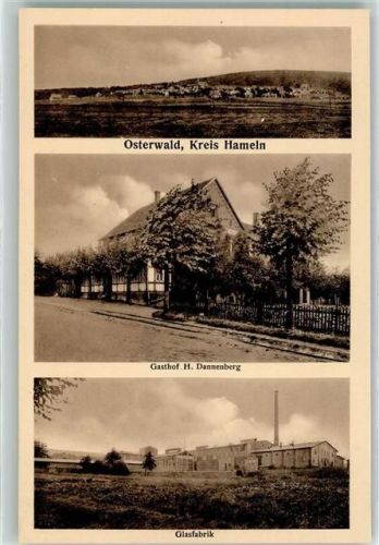 Osterwald Gasthaus H. Dannenberg Glasfabrik