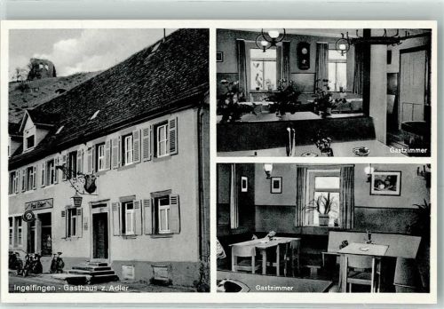 Ingelfingen Gasthaus zum Adler Fahrrad Motorroller