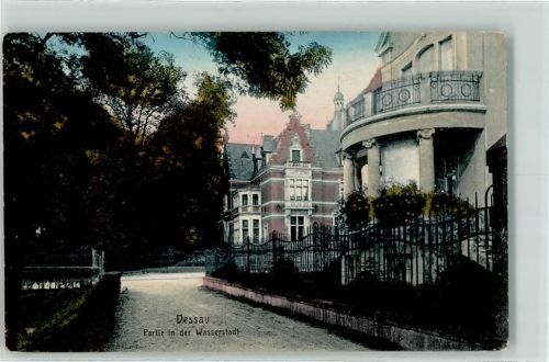 Dessau Wasserstadt Villen Sammlung Wollmann 1899