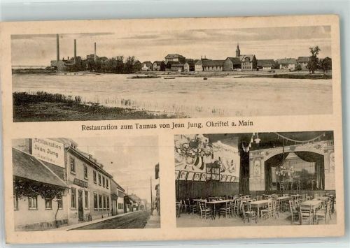 Okriftel Gasthaus zum Taunus von Jean Jung Saal Fabrik