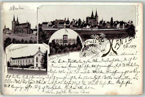 Xanten 1899 St. Victor Dom Kgl. Lehrerinnen Seminar Schloss Fürstenberg