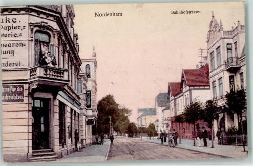 Nordenham 1913 Bahnhofstraße