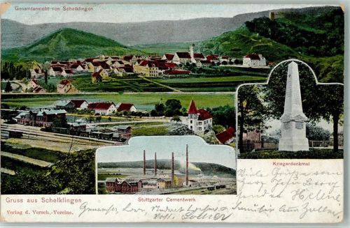 Schelklingen Stuttgarter Zementwerk Kriegerdenkmal