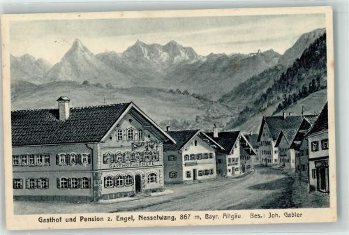 Nesselwang Gasthaus Pension Engel 867 m