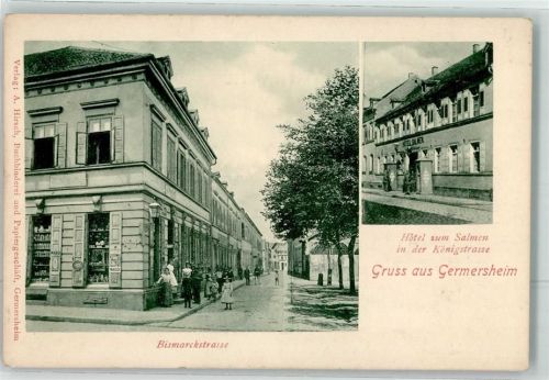 Germersheim Bismarckstraße Hotel zum Salmen Königstraße