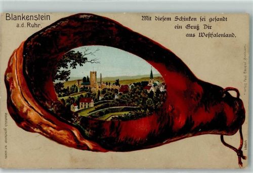 Blankenstein 1912 Schinken Passepartout