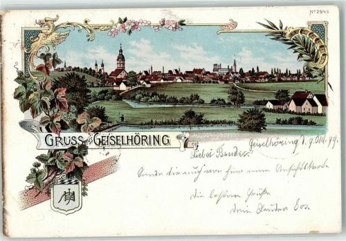Geiselhöring 1899 Stadtpfarrkirche