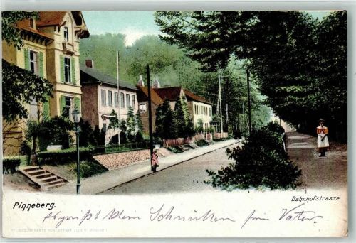Pinneberg 1911 Bahnhofstraße