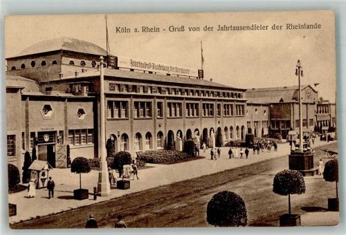 Köln Deutz 105 Jahrtausendfeier-Ausstellung der Rheinlande