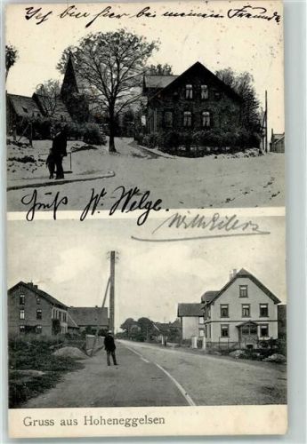 31185 W3201 Hoheneggelsen 1910 - Winter Wohnhaus