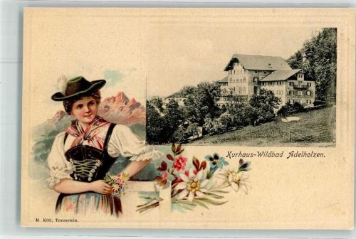 Bad Adelholzen 1902 Kurhaus Adelholzen Tracht