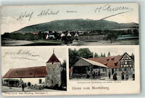 Moritzberg Moritzberg Kapelle Gasthaus Hutzler Bahnpost Gruss