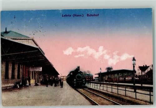 Lehrte 1921 Bahnhof Eisenbahn