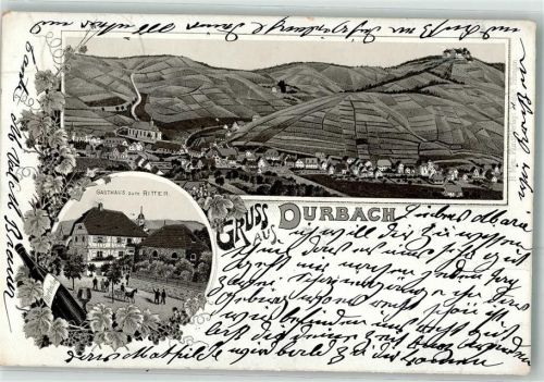 Durbach 1896 Gasthaus zum Ritter