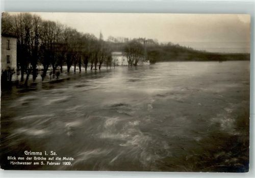 Grimma Hochwasser 05. Februar 1909