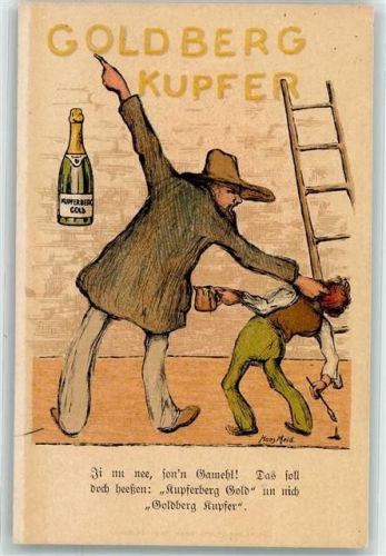 Kupferberg Gold Leiter Junge sign Hans Meid