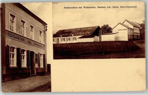 Köln Dünnwald 907 Gasthaus zur Walkmühle