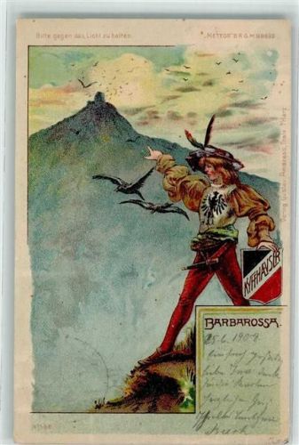 1908 Barbarossa Wappen Kyffhäuser Nr 566