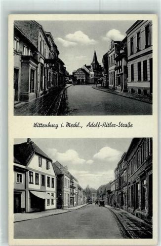 Wittenburg Adolf Hitler Straße WK II Landpost Bodding