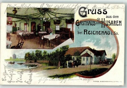 Reichenau i. Sachsen Gasthaus zum Husaren Gaststube