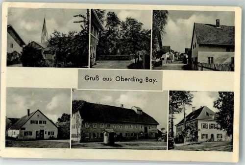 85445 W8059 Oberding Foto AK Mehrbildkarte