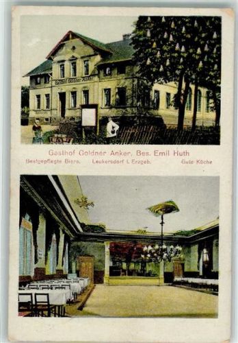 09387 O9151 Leukersdorf - Gasthaus Goldener Anker Saal