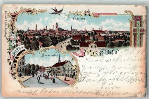 Staßfurt 1898 Brückenpartie