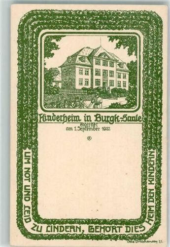 Burgk Kinderheim Eroöffnung 1. Sept. 1922