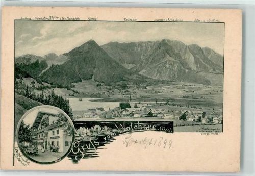 Walchsee 1899 Gasthaus zur Post
