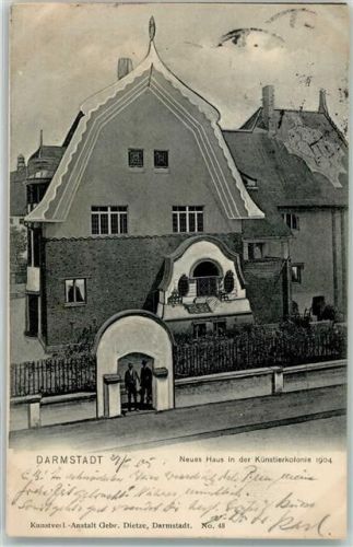 Darmstadt Neues Haus in der Künstlerkolonie 1904