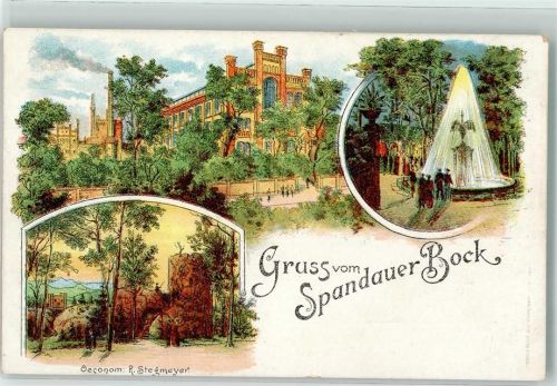 Westend Etablissement Spandauer Bock Springbrunnen