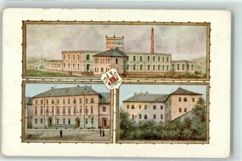 Trutnov Trautenau Künstlerkarte Ort lt. Stempel