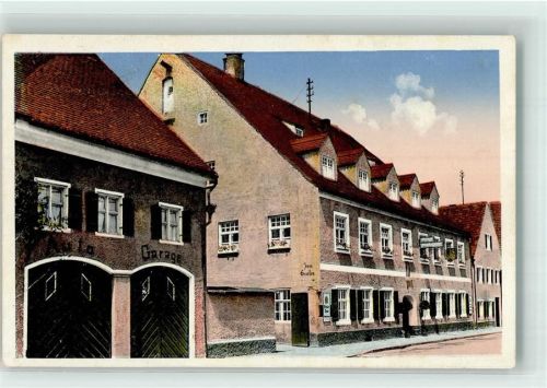 Schongau Gasthaus Glocke Emailleschild