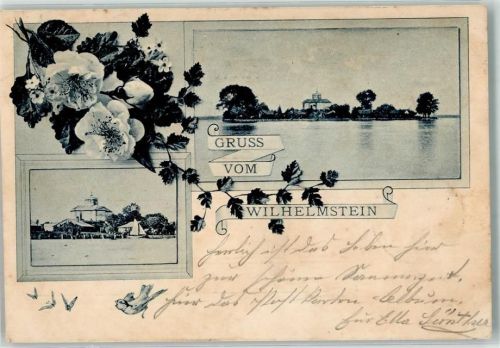Wunstorf 1897 Vorläufer Inselfestung Wilhelmstein Blütenzweig