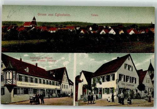 Eglosheim Gasthaus zum Hirsch Haus Karl Laubenbauer